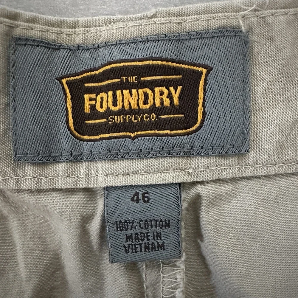 Foundry Supply Co. Men's Khaki Shorts Sz 46 - Picture 3 of 8